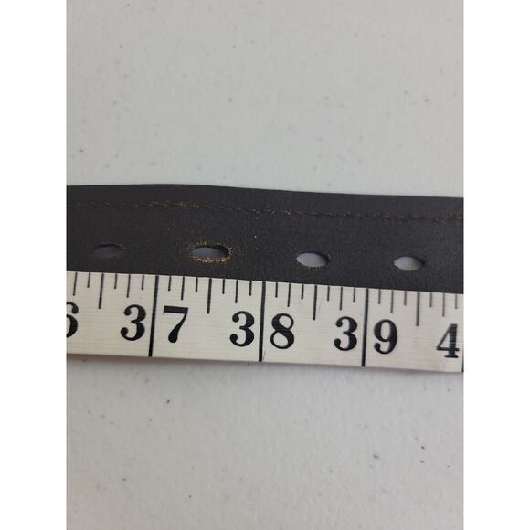 Dickies Brown Genuine Leather Formal Career Casual Dress Belt Men's Size 38 - Picture 8 of 10